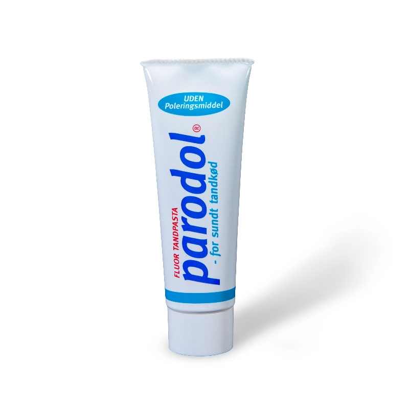 Køb tandpastaen Parodol slibemiddel og parabener her