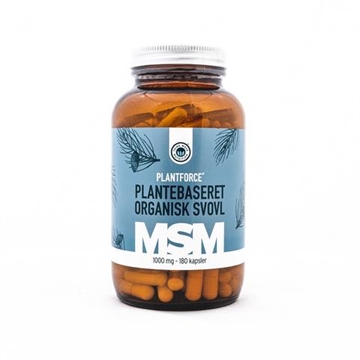  PLANTFORCE MSM 180 KAPSLER 100 mg.